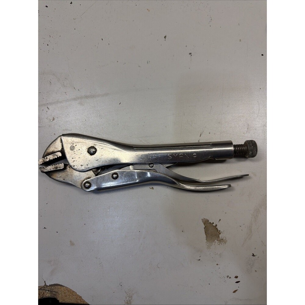 Craftsman 24465 Vise Grip Locking Pliers Good Condition 9”